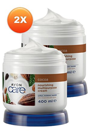 Avon Kakao Yağı Yüz, El Ve Vücut Kremi 400 Ml. İkili Set