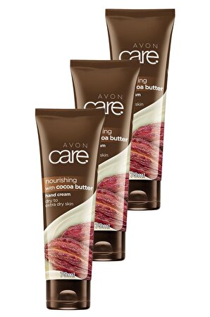 Avon Care Kakao Yağı İçeren El Kremi 75 Ml. Üçlü Set
