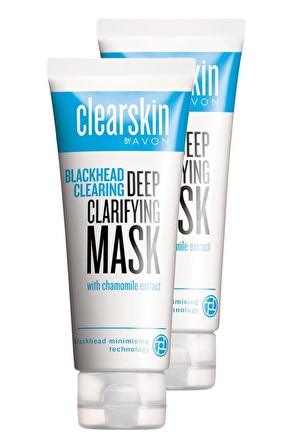 Avon Clearskin Siyah Noktalar İçin Maske 75 Ml. İkili Set