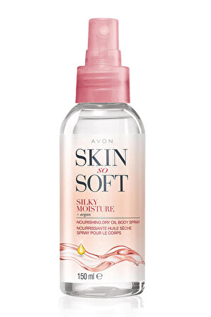 Avon Skin So Soft Silky Nemlendirici Besleyici Kuru Yağ Vücut Spreyi 150 Ml.