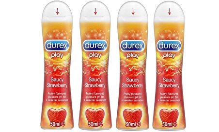 Durex Play Kayganlaştırıcı Jel Çilek Hazzı 50ml x 4 Adet