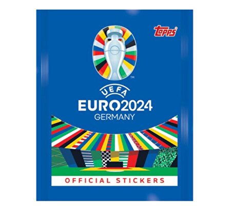 Topps Euro 2024 Futbol Sticker Paket 6Lı