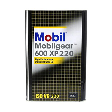 Mobil Mobilgear 600 XP 220 16 Lt Yüksek Performanslı Dişli Yağı