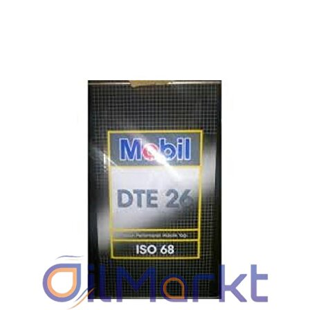 Mobil DTE 26 Ultra ISO 68 16 Lt Üstün Performanslı Hidrolik Sistem Yağı