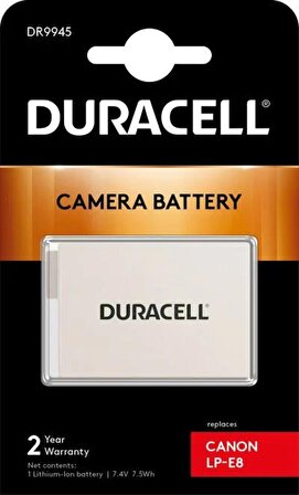 Duracell LP-E8 1020mAh 7.4V Li-Ion Şarjlı Batarya