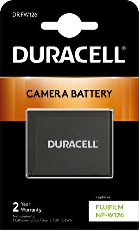 Duracell Fujifilm NP-W126 Li-Ion Şarjlı Batarya
