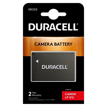 Duracell LP-E12 7.2V Li-Ion Şarjlı Batarya