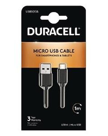 Duracell Sync/Charge Cable 1 Metre White 