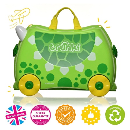 Trunki Çocuk Bavulu - Dinozor Dudley