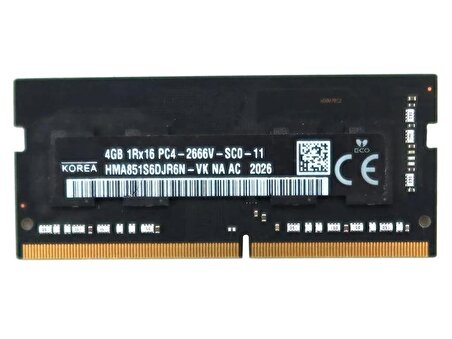 Sk Hynix HMA851S6DJR6N-VK 4 GB DDR4 2666 MHZ CL19 Notebook Ram