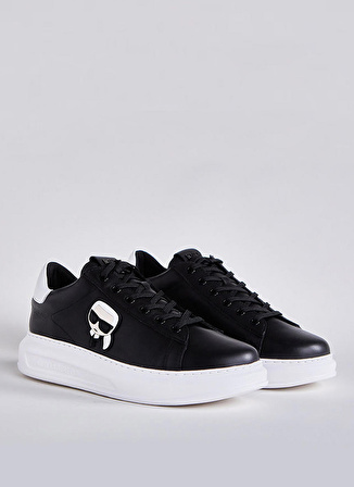 KARL LAGERFELD Siyah Erkek Deri Sneaker KL52530