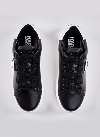 KARL LAGERFELD Siyah Erkek Deri Sneaker KL52530