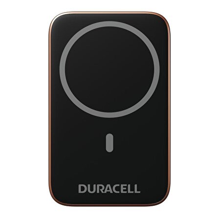 Duracell 5.000mAh Magsafe Wireless Powerbank 18W ( Stand Özellikli ) - Siyah