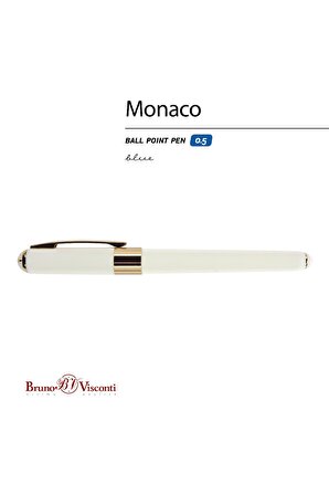 Bruno Visconti Monaco Tükenmez Kalem 0,5 mm Beyaz