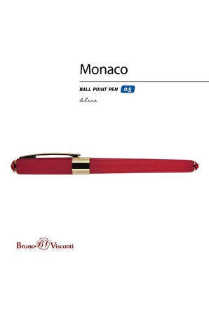 Bruno Visconti Monaco Tükenmez Kalem 0,5 mm Kırmızı