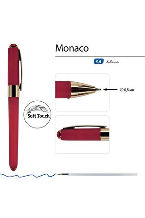 Bruno Visconti Monaco Tükenmez Kalem 0,5 mm Kırmızı