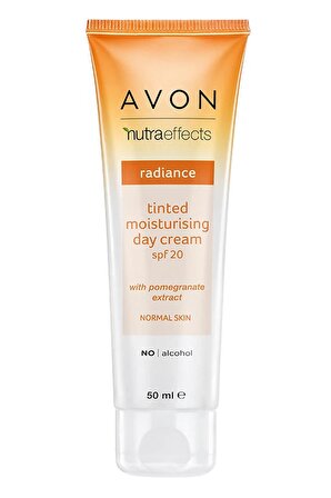 Avon True Nutra Tüm Cilt Tipleri İçin Su Bazlı Yağsız Renkli Nemlendirici Yüz Bakım Kremi 50 ml
