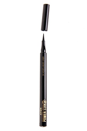 Avon Power Stay Likit Liner Blackest Black