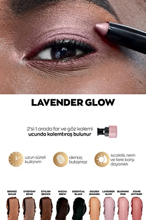 Avon Power Stay Shadow Stick Kalem Far Lavender Glow