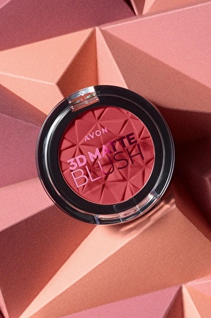 Avon 3D Matte Blush Mat Allık Plum Pop