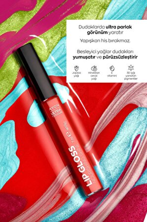 Avon Ultra Color Lip Gloss Besleyici Dudak Parlatıcısı Crystal Clear