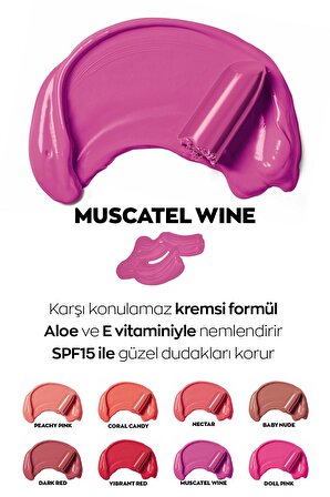Avon Color Trend Kiss Creamy Ruj Muscatel Wine