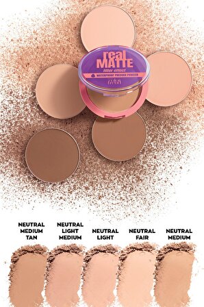 Avon Color Trend Real Matte Filter Effect Mat Pudra Neutral Medium Tan 