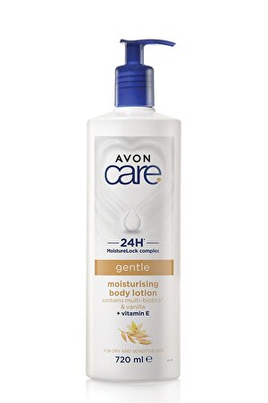 Avon Care Gentle Multi-Biotics & Vanilya Içeren E Vitaminli Kuru Ciltler İçin Vücut Losyonu 720 Ml.