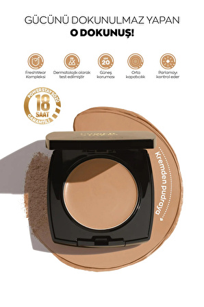 Avon Power Stay Kremsi Pudra Fondöten Cool Beige