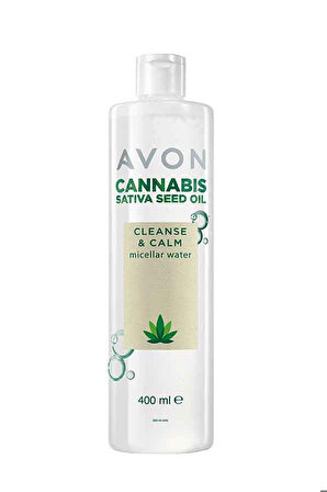 Avon Cannabis Sativa Tohumu Yağı Micellar Cilt Temizleme Suyu 400 Ml.