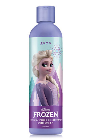 Avon Disney Frozen Çocuklar için Şampuan ve Saç Kremi 200 Ml.