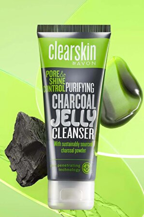 Avon Pore Shine Control Purifying Charcoal Jelly Cleanser 125 Ml.