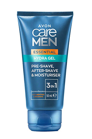 Avon Care Men Essential 3'ü 1 arada Tıraş Öncesi ve Sonrası Nemlendirici Jel 30 Ml.