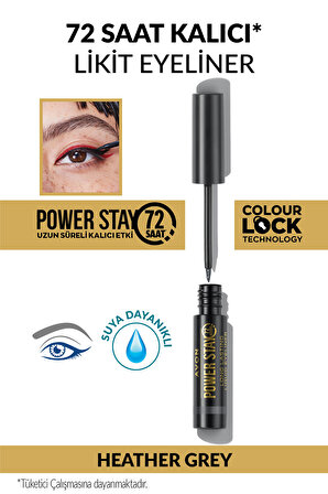 Avon Power Stay Uzun Süre Kalıcı Likit Eyeliner- Heather Grey