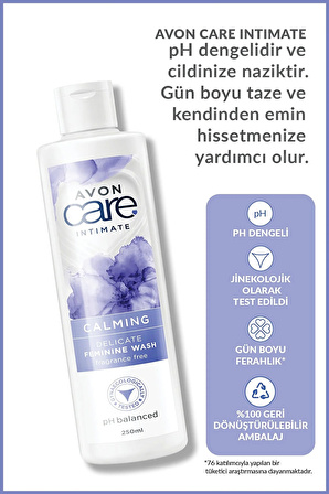 Avon Care Intimate Calming Dış Genital Bölge Temizleyici 250 Ml.