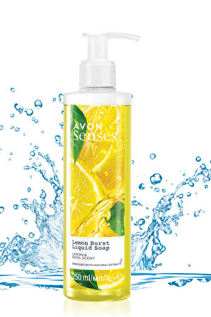 Avon Senses Lemon Burst Limon ve Reyhan Kokulu Sıvı Sabun 250 Ml.