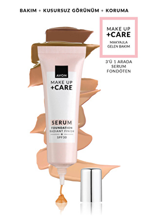 Avon Make Up Care 3’ü 1 Arada Serum Fondöten 30 Ml. 235P Shell