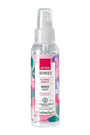 Avon Senses Floral Burst Zambak ve Misk Kokulu Vücut Soreyi 100 Ml.