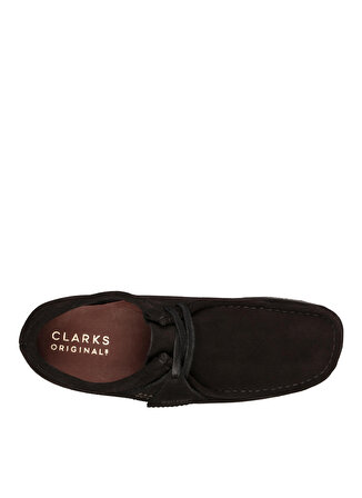 Clarks Siyah Erkek Süet Günlük Ayakkabı Wallabee
