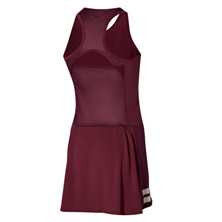 Printed Dress Kadın Tenis Elbisesi Bordo