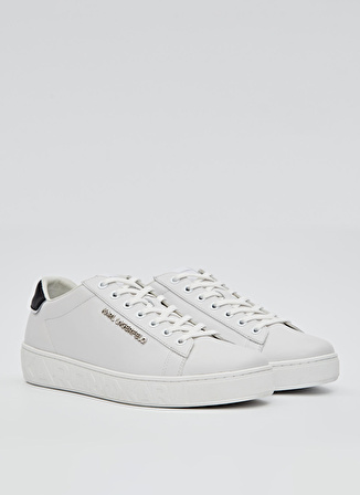 KARL LAGERFELD Beyaz Erkek Sneaker KUPSOLE III Lo Lace Lthr