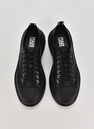 KARL LAGERFELD Siyah Erkek Deri Sneaker KL22921