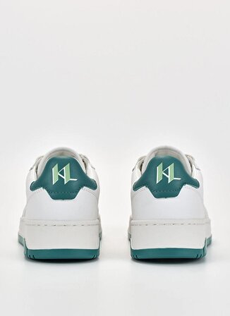 KARL LAGERFELD Beyaz - Yeşil Kadın Sneaker KL63024 01F