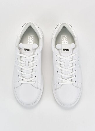 KARL LAGERFELD Beyaz Erkek Sneaker KAPRI MENS Stud Kounter Lo Lace