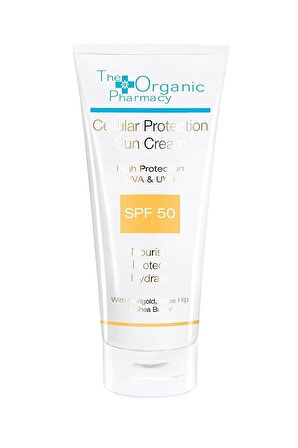 The Organic Pharmacy Celluar Protection 50 Faktör Nemlendirici Hassas Ciltler İçin Renksiz Güneş Koruyucu Krem 100 ml