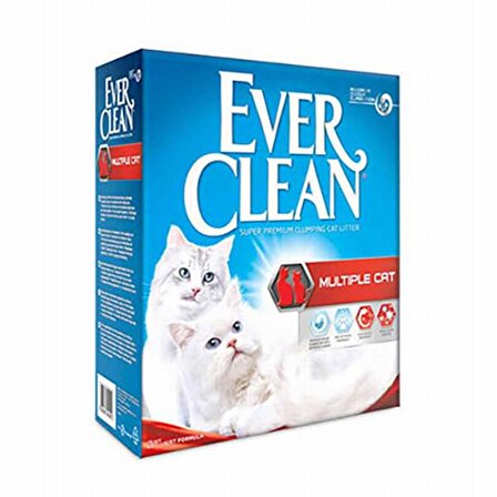 Ever Clean Multiple Cat Çoklu Kullanıma Uygun Kedi Kumu 10 L