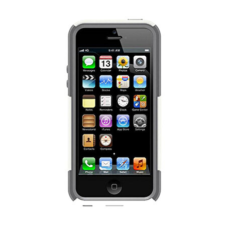 Otterbox iPhone SE/5S/5 Commuter Kılıf Beyaz-Gri