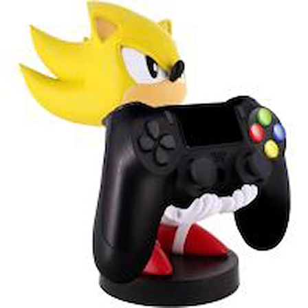 SEGA Super Sonic Dualsense Dualshock Oyun Kolu Kablo Tutucu Telefon Uyumlu Cable Guys Lisanslı Orijinal