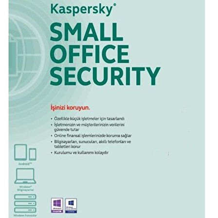 KASPERSKY Small Office Security 1yıl 1server + 5kullanıcı + 5 mobil cihaz