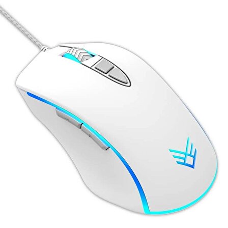 Audeeo Velocity Kablolu Gaming Oyuncu Mouse - Beyaz